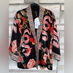 JOHNNY WAS MERHAWI KIMONO Small $598 Amazing !!!! Oversized